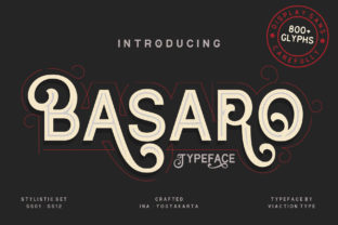 Basaro: A Stunning All-Caps Display Font for Timeless Design