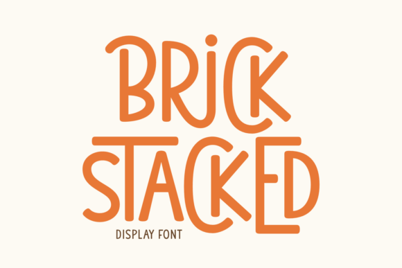 Brick Stacked: The Bold, Playful Font for Creative Projects