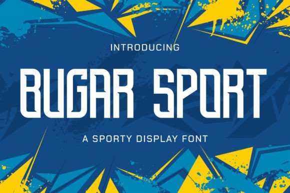 Bugar Sport: A Dynamic Font for Modern Athletic Designs