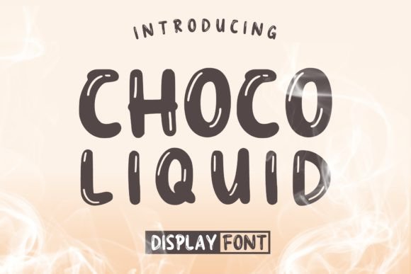 Choco Liquid: A Fun, Brave Display Font for Creative Projects