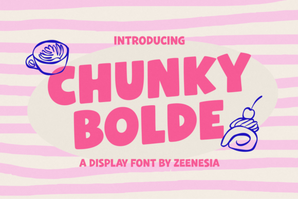Chunky Bolde: A Bold and Friendly Display Typeface