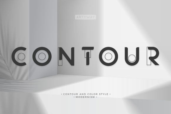 Discover Contour: A Geometric Display Typeface for Modern Design