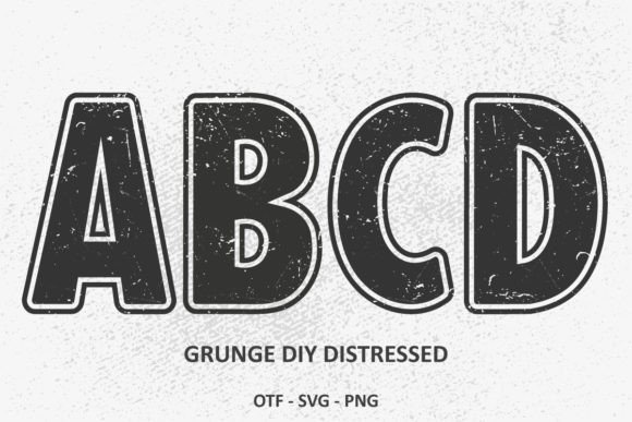 Discover the Raw Appeal of Grunge DIY Distressed Font