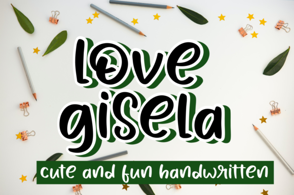 Discover the Unique Style of Love Gisela Display Font