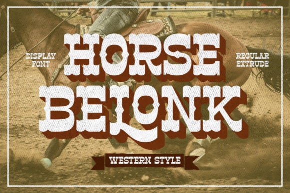 Horse Belonk: A Bold Vintage Typeface for Striking Designs