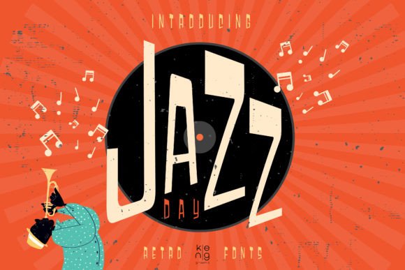 Jazz Day: A Bold Retro Display Font for Creative Projects