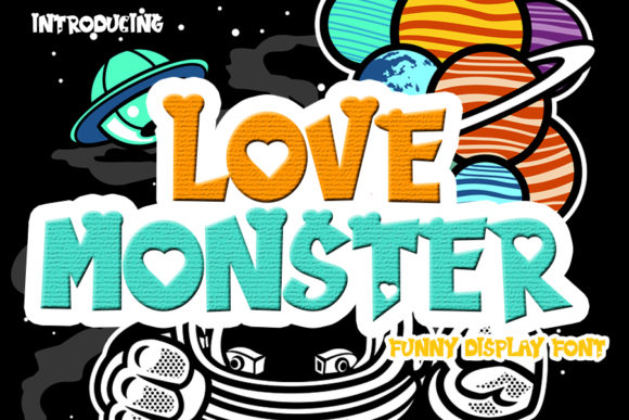 Love Monster: A Bold Display Font for Impactful Designs