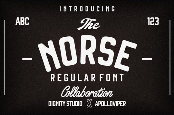 Norse: A Bold Organic Display Font for Striking Designs