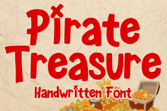 Pirate Treasure: A Fun Display Font for Creative Projects