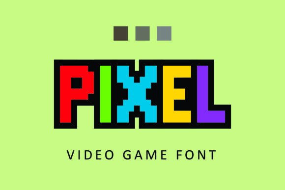 Pixel: The Ultimate Retro Gaming Display Font