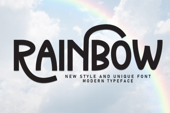Rainbow: A Hand-Sketched Font for Creative Designs