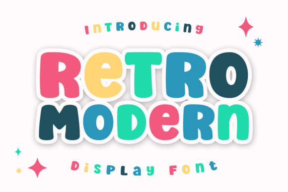 Retro Modern: Bold, Fun Typography for Creative Designs