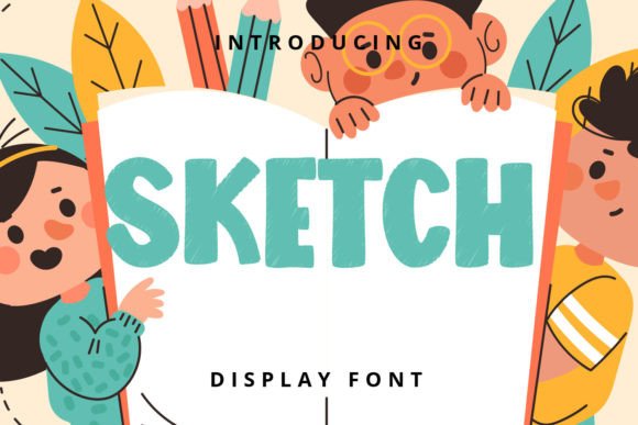 Sketch: A Unique Brush Display Font for Creative Projects