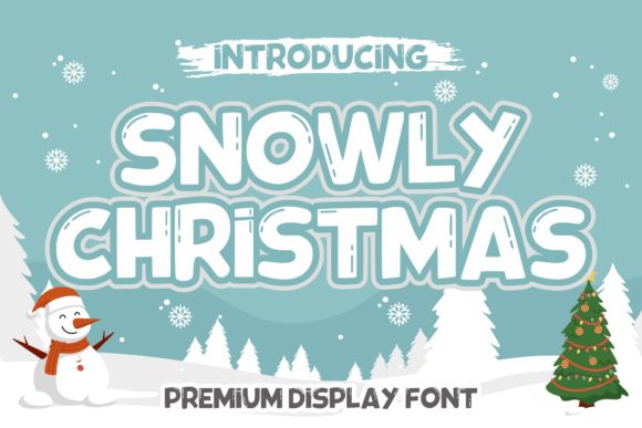 Snowly Christmas: The Joyful Display Font for Winter Magic
