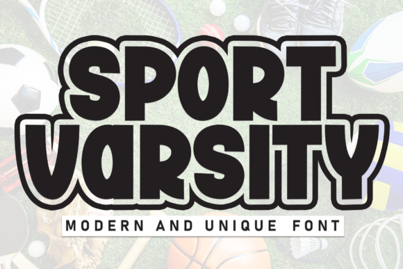 Sport Varsity: A Friendly Display Font for Modern Design
