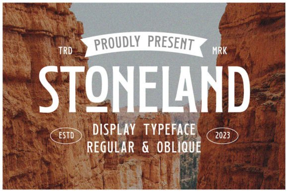 Stoneland: A Vintage Display Typeface
