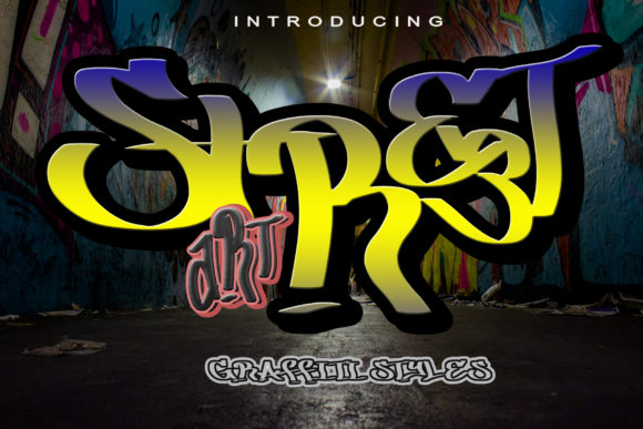 Street Art Font: A Joyful Display Typeface for Creative Projects