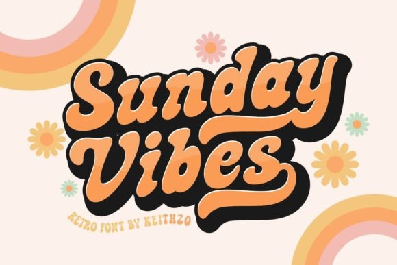 Sunday Vibes: A Retro Groove for Modern Designs