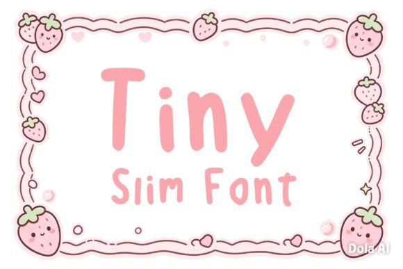 Tiny Slim: Sweet, Playful Font for Modern Design